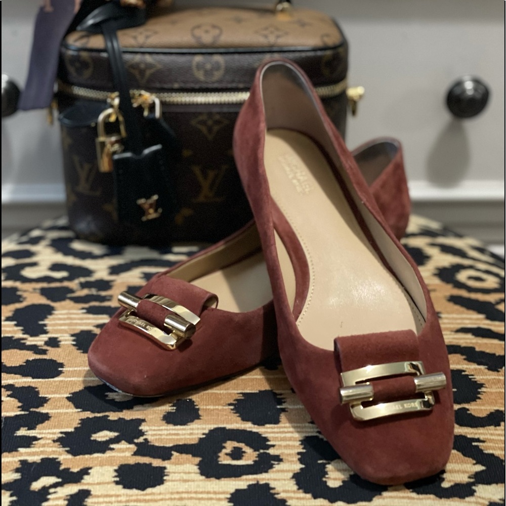 Michael Kors suede flats